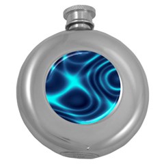 Blue Wave 2 Round Hip Flask (5 Oz) by Sabelacarlos