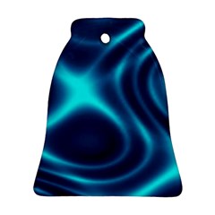 Blue Wave 2 Bell Ornament (two Sides)