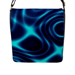 Blue Wave 2 Flap Closure Messenger Bag (l)