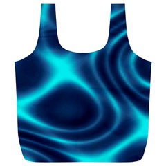 Blue Wave 2 Full Print Recycle Bag (xl)