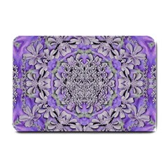 Floral Wreaths In The Beautiful Nature Mandala Small Doormat  by pepitasart