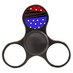 Mixed-lines-dots Black-bg Finger Spinner by Casemiro