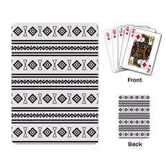 Black And White Aztec Playing Cards Single Design (rectangle) by tmsartbazaar