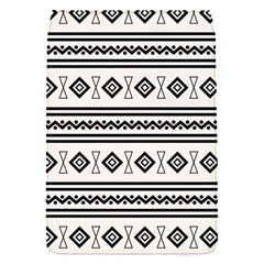 Black And White Aztec Removable Flap Cover (s) by tmsartbazaar