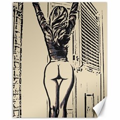 Morning My Dear    Sweet Perfection, Girl Stretching In The Bedroom Canvas 16  X 20  by Casemiro