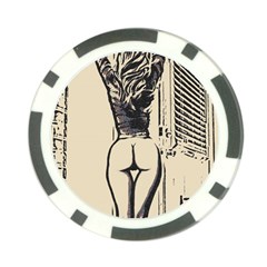 Morning My Dear    Sweet Perfection, Girl Stretching In The Bedroom Poker Chip Card Guard (10 Pack) by Casemiro