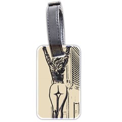 Morning My Dear    Sweet Perfection, Girl Stretching In The Bedroom Luggage Tag (two Sides) by Casemiro