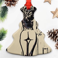 Morning My Dear    Sweet Perfection, Girl Stretching In The Bedroom Ornament (christmas Tree)  by Casemiro