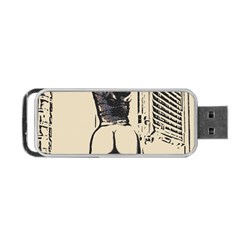 Morning My Dear    Sweet Perfection, Girl Stretching In The Bedroom Portable Usb Flash (one Side) by Casemiro