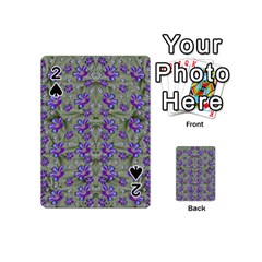 Flowers Everywhere And Anywhere In A Collage Playing Cards 54 Designs (mini) by pepitasart