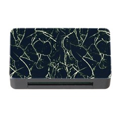 Neon Silhouette Leaves Print Pattern Memory Card Reader With Cf by dflcprintsclothing