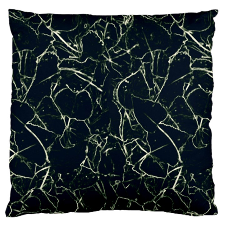 Neon Silhouette Leaves Print Pattern Standard Flano Cushion Case (One Side)