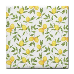 Lemons Tile Coaster