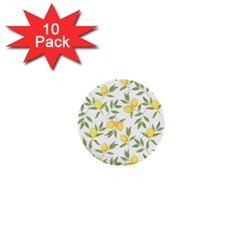 Lemons 1  Mini Buttons (10 Pack) 