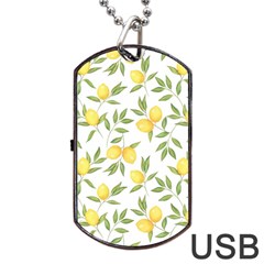 Lemons Dog Tag Usb Flash (two Sides)