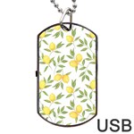 Lemons Dog Tag USB Flash (Two Sides) Back