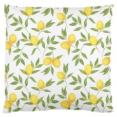 Lemons Large Cushion Case (two Sides) by Angelandspot