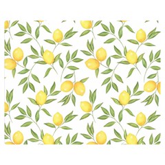 Lemons Double Sided Flano Blanket (medium)  by Angelandspot