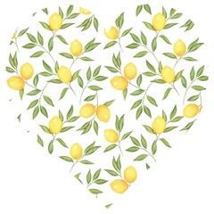 Lemons Wooden Puzzle Heart by Angelandspot