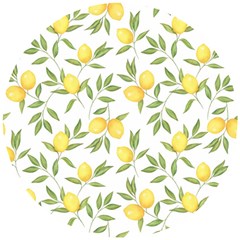 Lemons Wooden Puzzle Round by Angelandspot