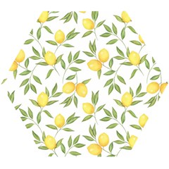 Lemons Wooden Puzzle Hexagon by Angelandspot