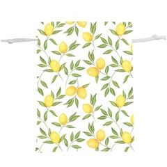 Lemons  Lightweight Drawstring Pouch (xl)