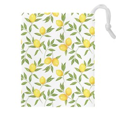 Lemons Drawstring Pouch (5xl) by Angelandspot