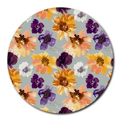 Floral Beauty Round Mousepads