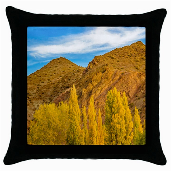 El Leoncito National Park, San Juan Province, Argentina Throw Pillow Case (Black)