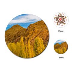 El Leoncito National Park, San Juan Province, Argentina Playing Cards Single Design (round) by dflcprintsclothing