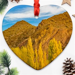 El Leoncito National Park, San Juan Province, Argentina Heart Ornament (two Sides) by dflcprintsclothing