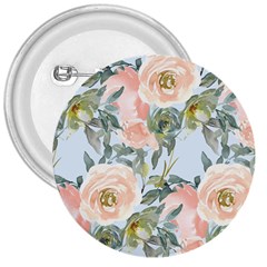 Pink Old Fashioned Roses 3  Buttons by Angelandspot