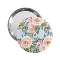 Pink Old Fashioned Roses 2 25  Handbag Mirrors