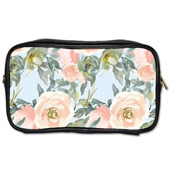 Pink Old Fashioned Roses Toiletries Bag (one Side)