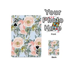 Pink Old Fashioned Roses Playing Cards 54 Designs (mini) by Angelandspot