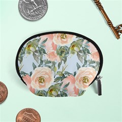 Pink Old Fashioned Roses Accessory Pouch (small) by Angelandspot