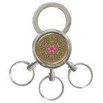 Earth Can Be A Beautiful Flower In The Universe 3-Ring Key Chain Front