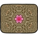 Earth Can Be A Beautiful Flower In The Universe Fleece Blanket (Mini) 35 x27  Blanket