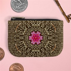 Earth Can Be A Beautiful Flower In The Universe Mini Coin Purse by pepitasart