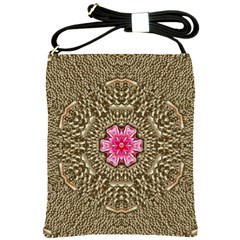 Earth Can Be A Beautiful Flower In The Universe Shoulder Sling Bag by pepitasart