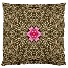 Earth Can Be A Beautiful Flower In The Universe Large Cushion Case (one Side) by pepitasart