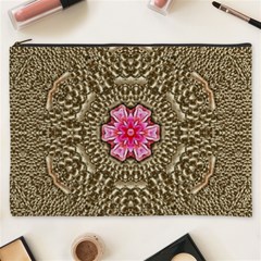 Earth Can Be A Beautiful Flower In The Universe Cosmetic Bag (xxxl) by pepitasart