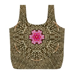 Earth Can Be A Beautiful Flower In The Universe Full Print Recycle Bag (l) by pepitasart