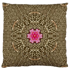 Earth Can Be A Beautiful Flower In The Universe Standard Flano Cushion Case (one Side) by pepitasart