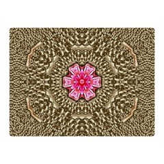 Earth Can Be A Beautiful Flower In The Universe Double Sided Flano Blanket (mini)  by pepitasart