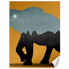 Illustrations Sketch Elephant Wallpaper Canvas 36  X 48 