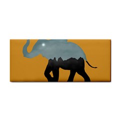 Illustrations Sketch Elephant Wallpaper Hand Towel by HermanTelo