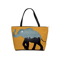 Illustrations Sketch Elephant Wallpaper Classic Shoulder Handbag by HermanTelo