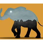 Illustrations Sketch Elephant Wallpaper Deluxe Canvas 14  x 11  (Stretched) 14  x 11  x 1.5  Stretched Canvas