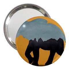 Illustrations Sketch Elephant Wallpaper 3  Handbag Mirrors by HermanTelo